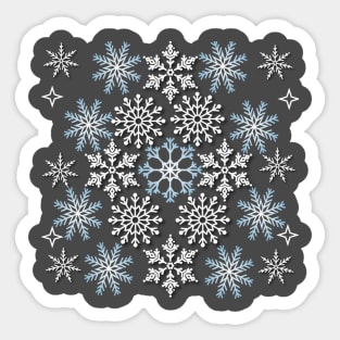 Ice Crystal Illustration Design Sticker